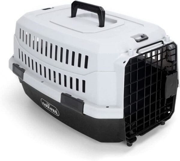 Nobleza - Transportin Gato Perro Grande, Transportin para Gatos Perro Portátil y Transpirable, Mascotas Perros Gatos Accesorios, Transportín de Plástico, 68x48x42 CM