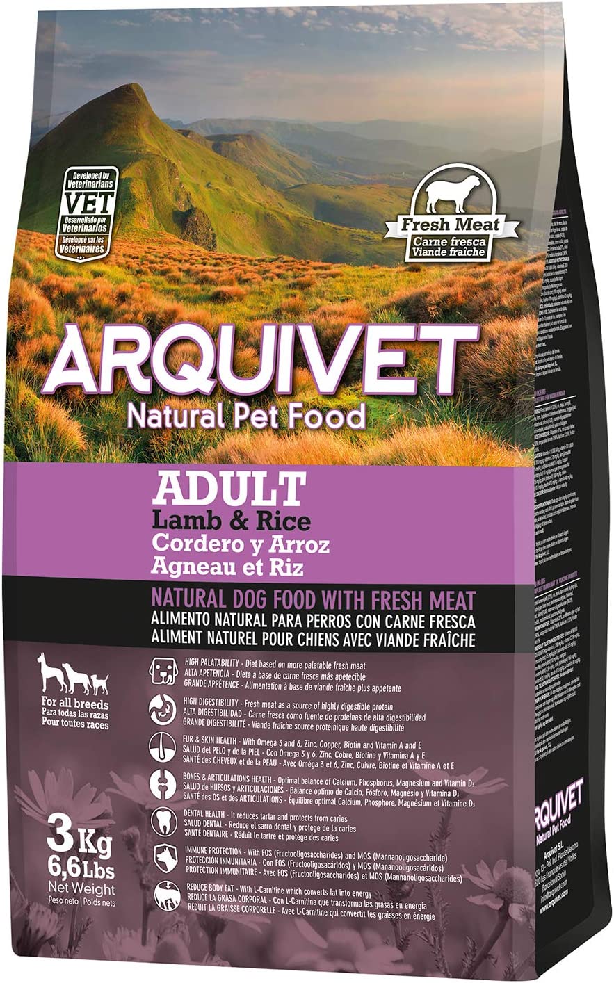 Arquivet Pienso Natural para Perros Adultos de Todas Las Razas